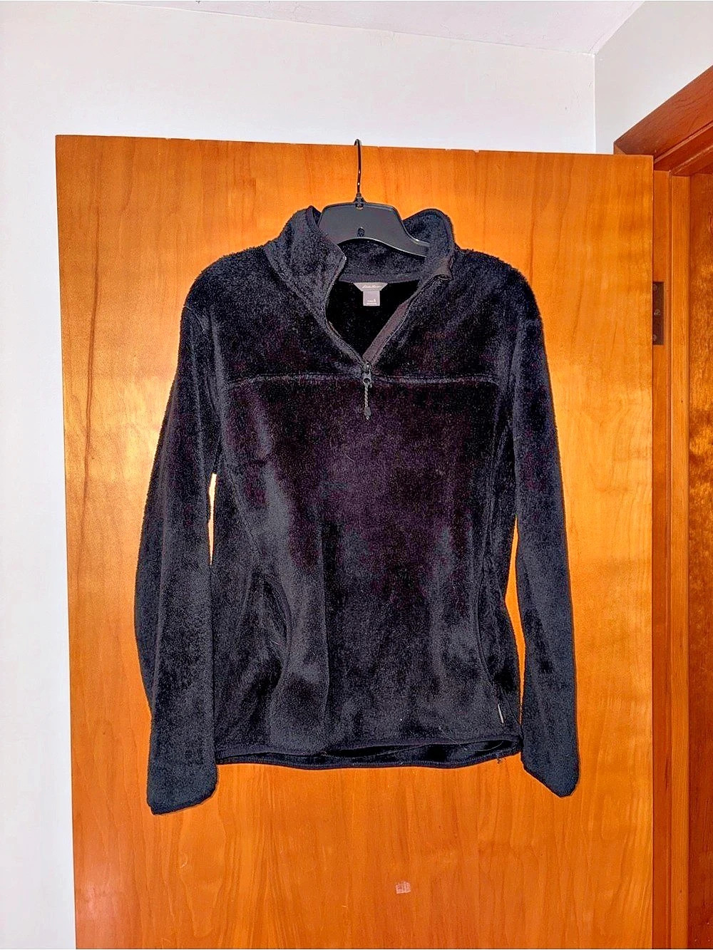 Eddie Bauer Quest Fleece 1/4-Zip Pullover Black Small